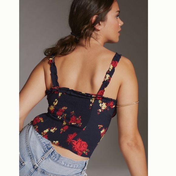 Favorite Daughter Tops Favorite Daughter Multi Floral Corset Top Xl
